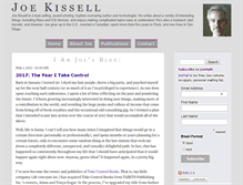 Tablet Screenshot of joekissell.com